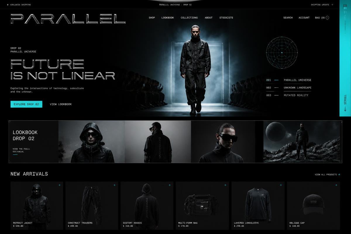 Parallel website concept